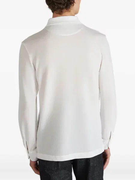 Polo Zanone alb