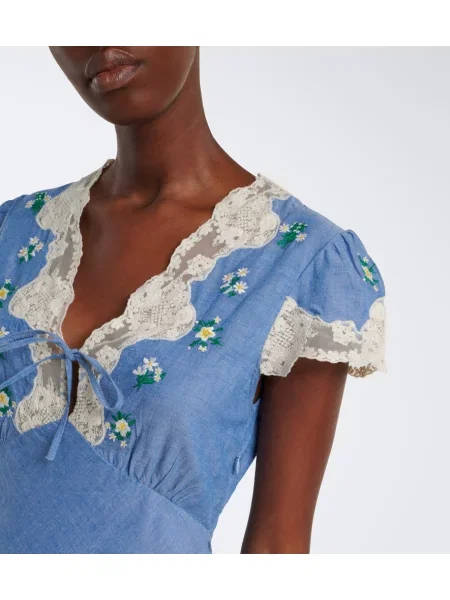 Rochie midi Rixo albastru