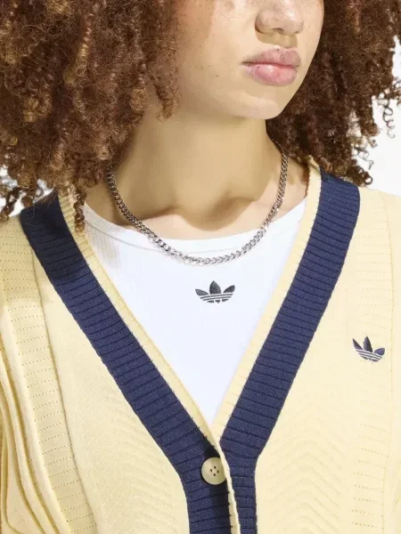 Τρέξιμο παντελόνι Adidas με σχέδιο με λεοπαρ μοτιβο κίτρινο