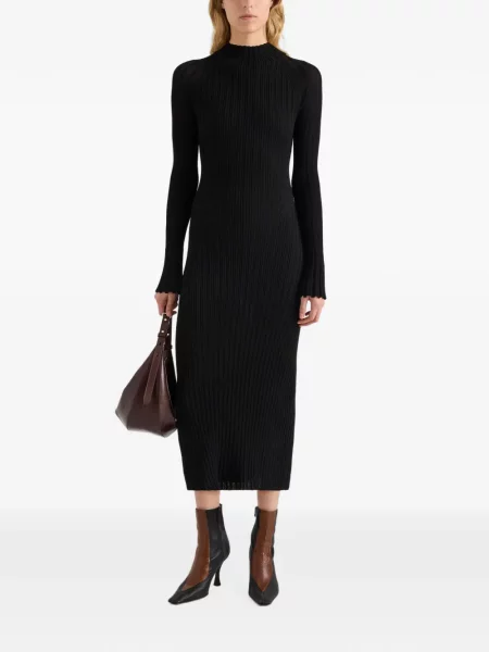 Rochie Proenza Schouler de mătase negru