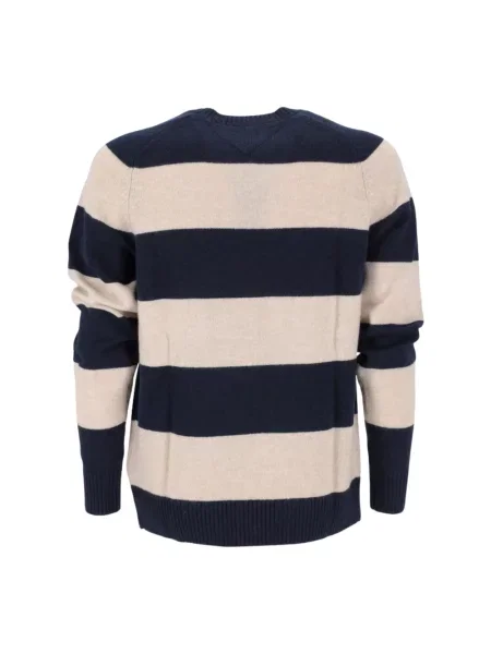 Sweter Tommy Hilfiger wełniany granatowy