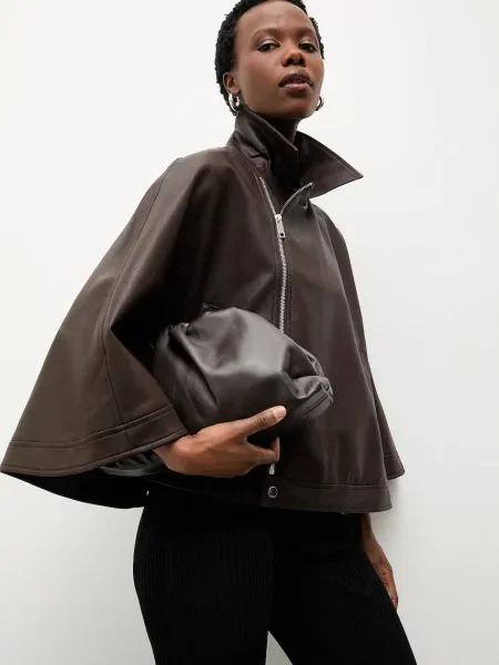 Ponczo Answear.lab brązowe