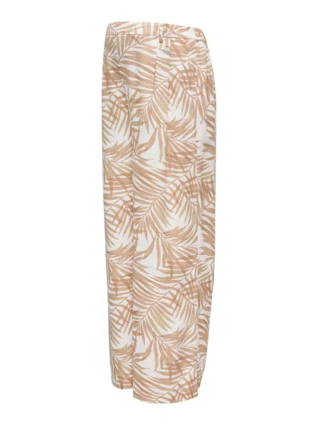 Only Maternity Pantaloni cutați OLMEMMIA-SIESTA maro / maro deschis alb
