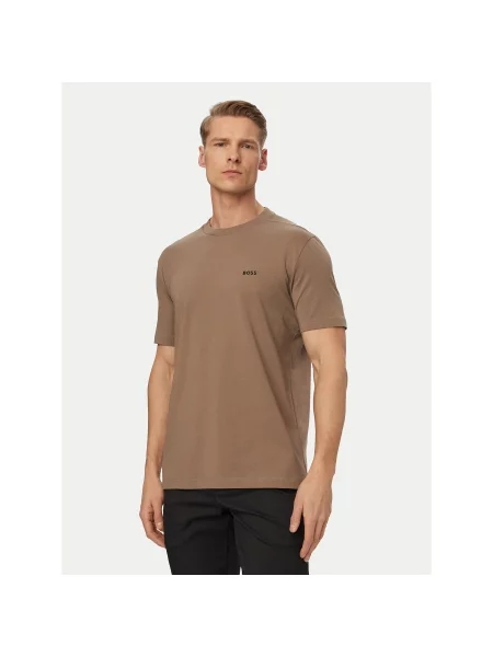 BOSS Футболка Хакі Regular Fit