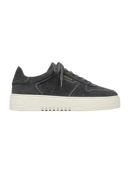 Haftowane sneakersy Axel Arigato skórzane szare
