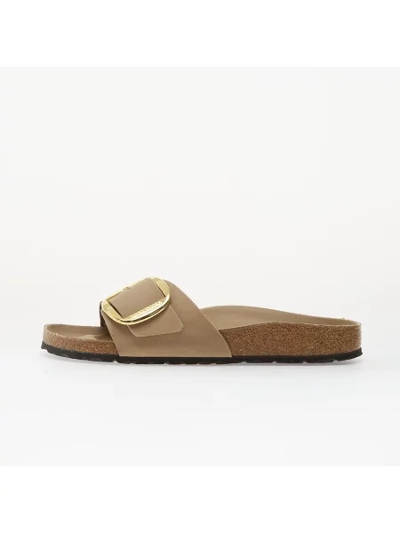 Шкіряні кросівки Birkenstock з пряжкою коричневі