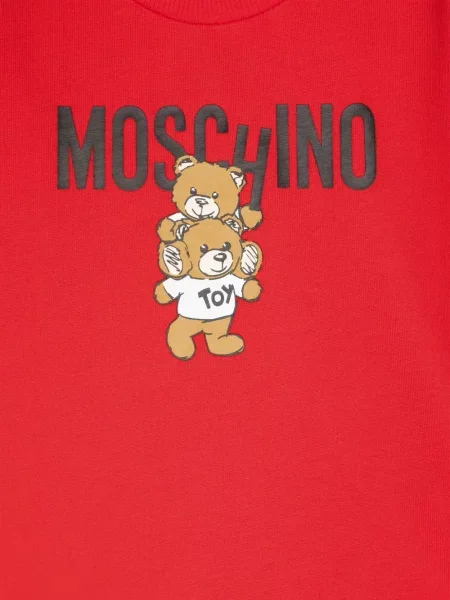 Sukienka dziecięca Moschino czerwona