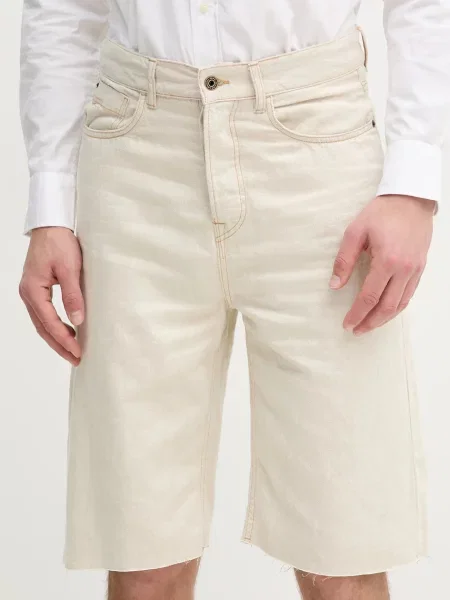Džínové šortky Pepe Jeans BERMUDA SHORT ECRU béžová