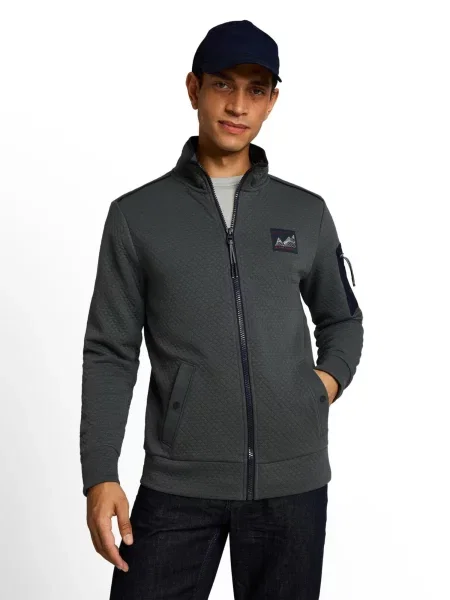 TOM TAILOR Hanorac pin verde