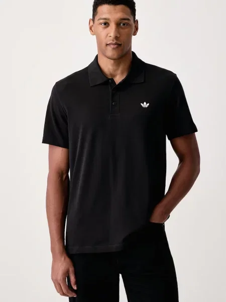 Adidas Originals polo Trefoil Essentials czarna