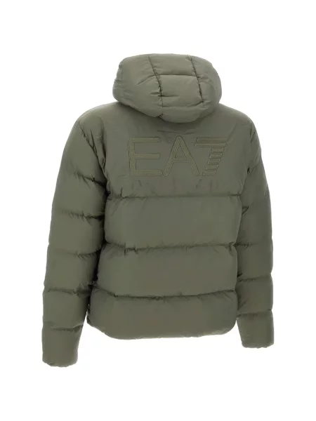 Geacă cu puf Ea7 Emporio Armani verde