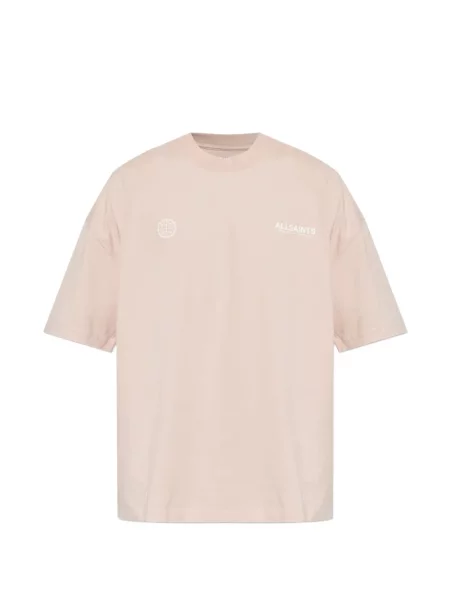 Tricou Allsaints cu imagine roz