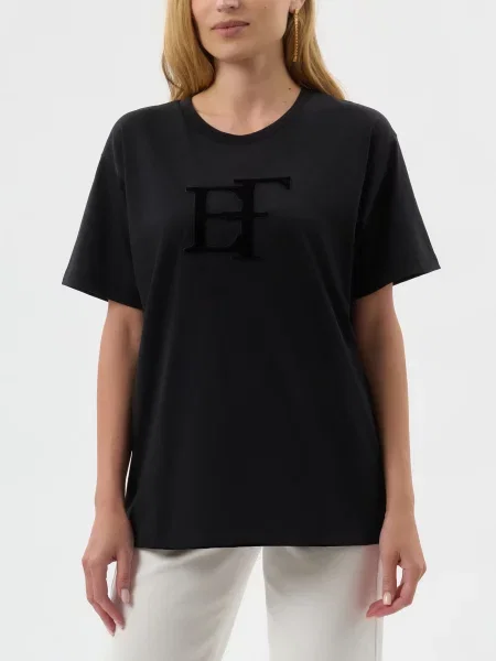 Футболка Elisabetta Franchi чорна