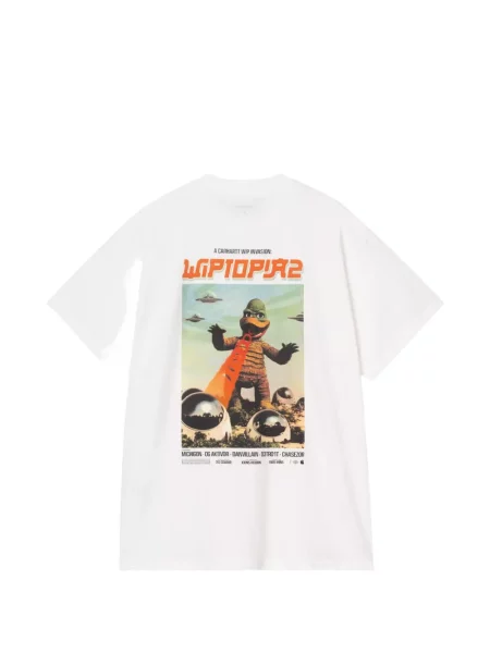 Tricou Carhartt Wip cu imagine alb