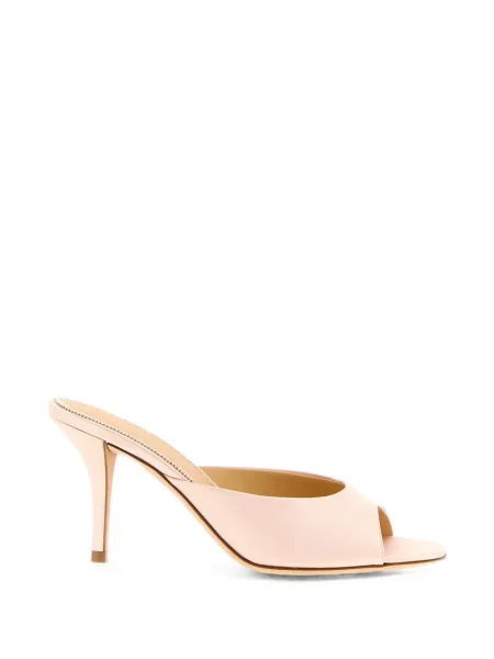 Papuci tip mules Magda Butrym din satin roz