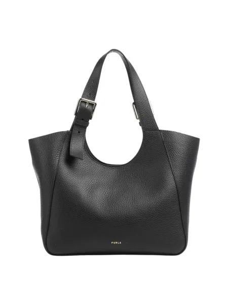 Shopperka Furla skórzana czarna