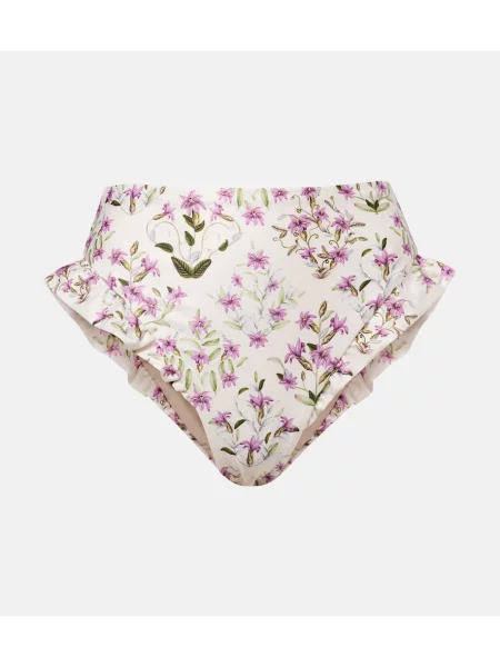 Bikini Agua By Agua Bendita cu model floral cu volane