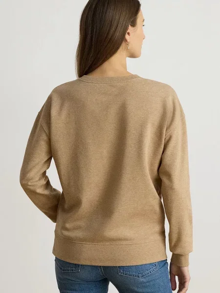 Lauren Ralph Lauren mikina detská s bavlnou béžová