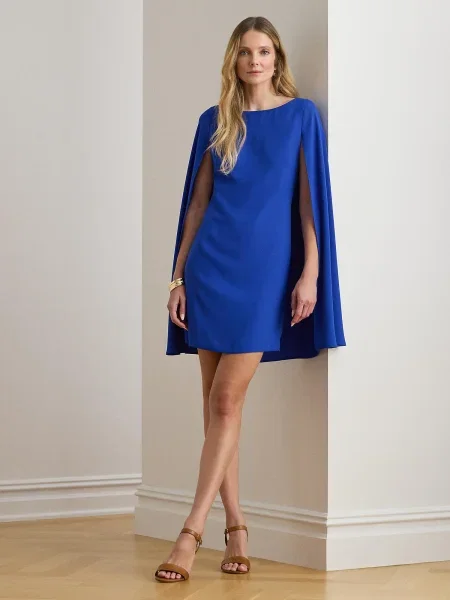 Lauren Ralph Lauren Kokteilové šaty PETRA kráľovská modrá