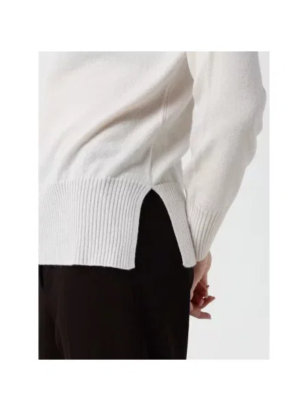 Sweter z golfem Kangra do golfa biały