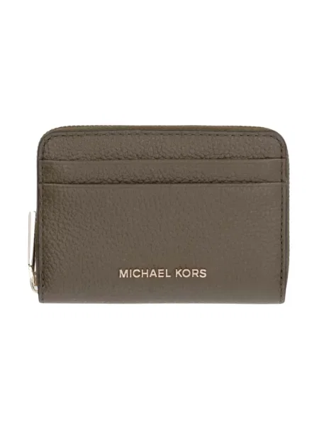 Portfel Michael Michael Kors skórzany zielony