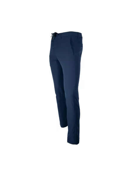 Skinny spodnie Hugo Boss casual ze stretchu niebieskie