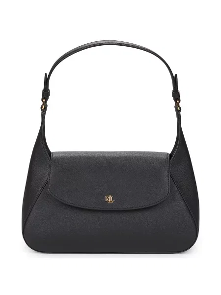 Crossbody torbica Lauren Ralph Lauren črna