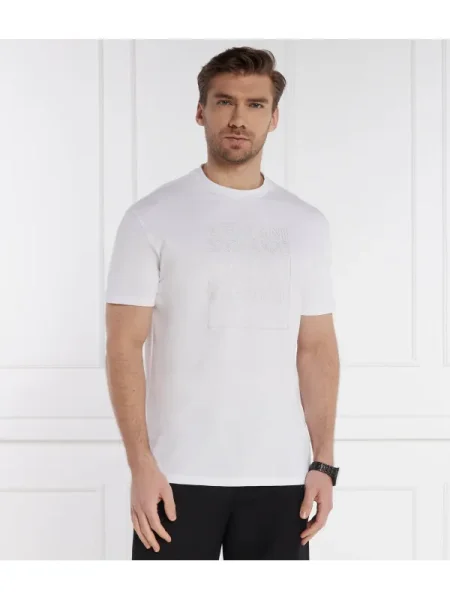 Armani Exchange Tricou alb