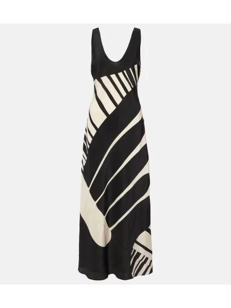 Rochie Sir din satin de costum negru