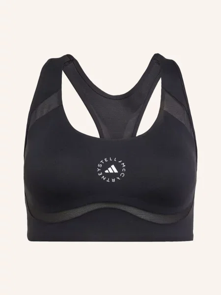 ADIDAS BY STELLA MCCARTNEY Sportovní podprsenka Power Impact / bílá černá