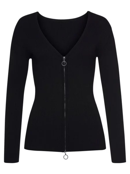 LASCANA Geacă tricotată negru