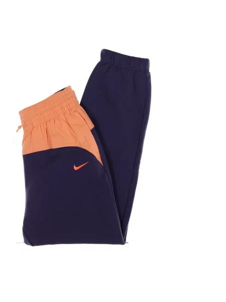 Spodnie dresowe Nike polarowe niebieskie