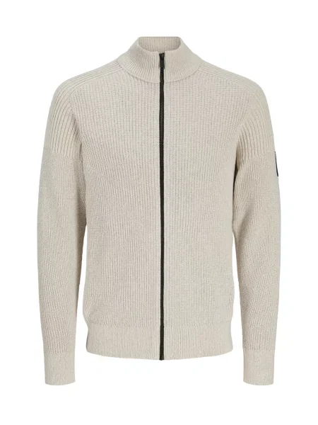 JACK & JONES Geacă tricotată JJCLEVELAND' bej