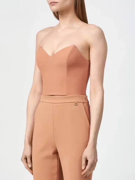 Топ Elisabetta Franchi бежевий
