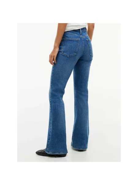 Džínsy Tommy Jeans s vysokým pásom modrá