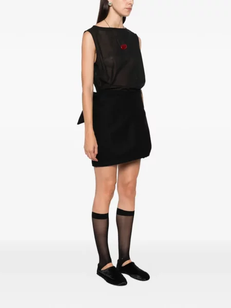 Rochie mini Our Legacy fără mâneci negru