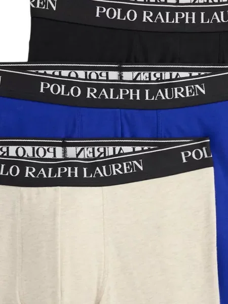 Chiloți Polo Ralph Lauren din țesătură twill cu autograf cu glugă albastru