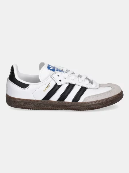 Adidas Originals sneakers din piele SAMBA OG alb