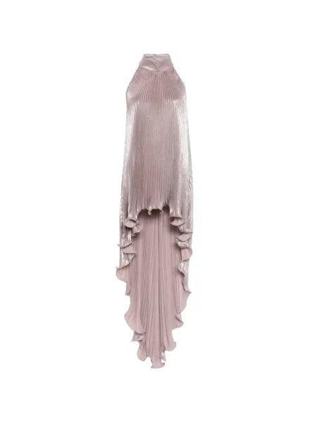 Mini rochie mini L'idée plisată de costum violet