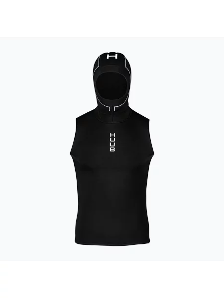 Kamizelka z kapturem Huub z kapturem czarna