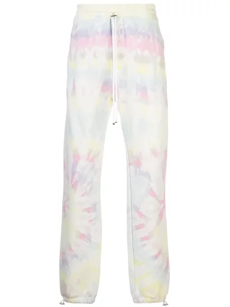 Kalhoty jogger Amiri s potiskem s vázáním bílé