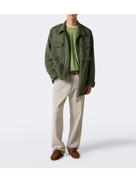 Tricou Auralee de lână verde