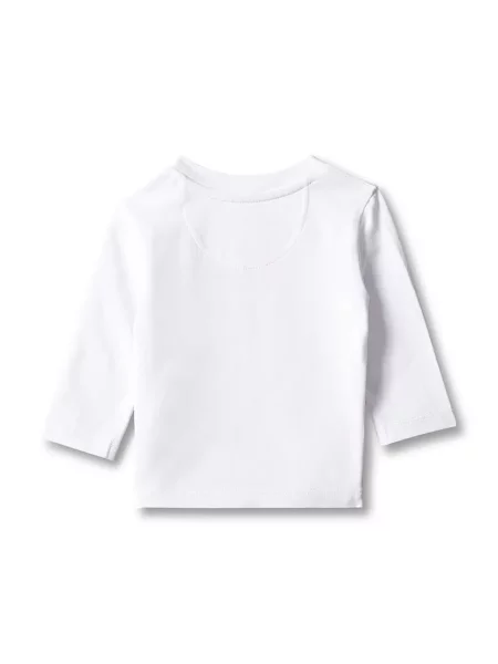 Calvin Klein Jeans majica dugih rukava za bebe od pamuka s elastanom bijela