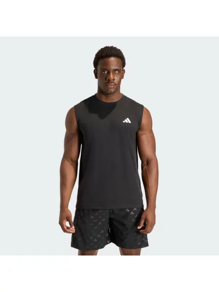 KOSZULKA BEZ RĘKAWÓW WORKOUT ESSENTIALS FEELREADY czarna