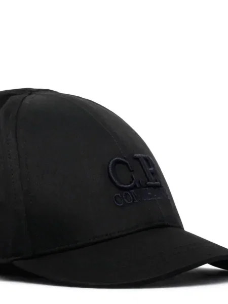 Czapka z daszkiem dziecięca C.p. Company czarna