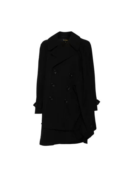 Płaszcz Comme Des Garcons wełniany czarny