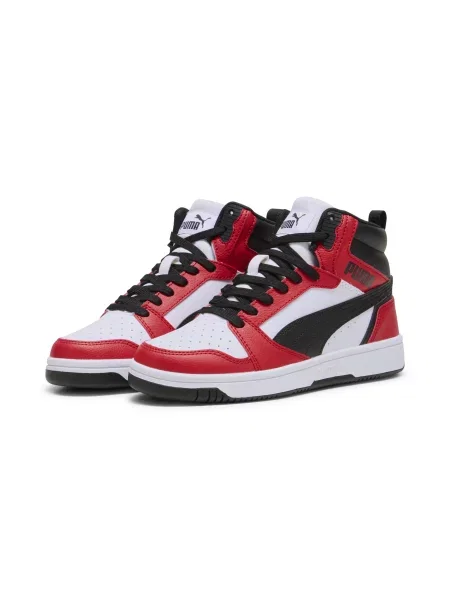 Młodzieżowe sneakersy Rebound V6 Mid białe
