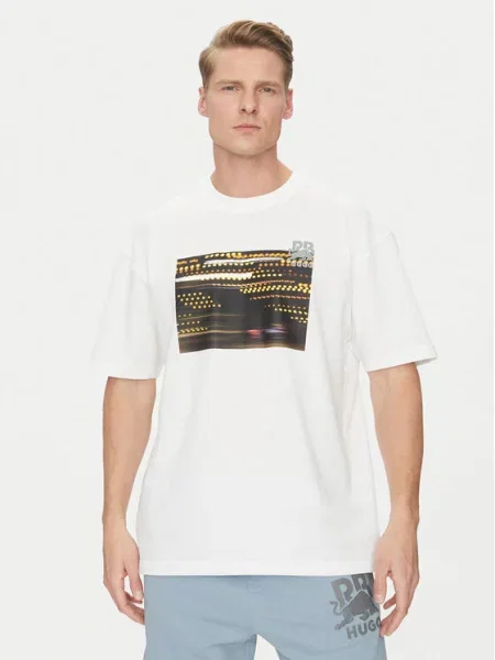 HUGO T-shirt Daveley_RB bijela