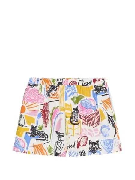 Pantaloni scurți Closed alb