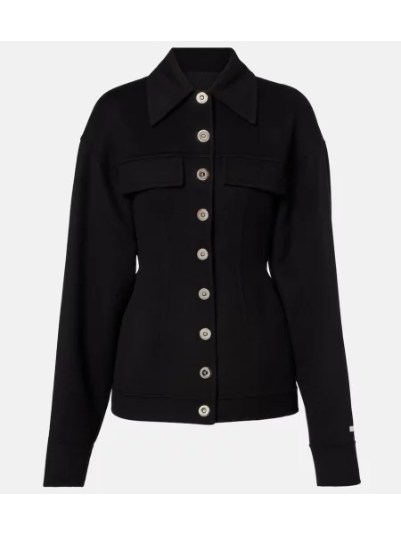 Geacă Sportmax de lână negru